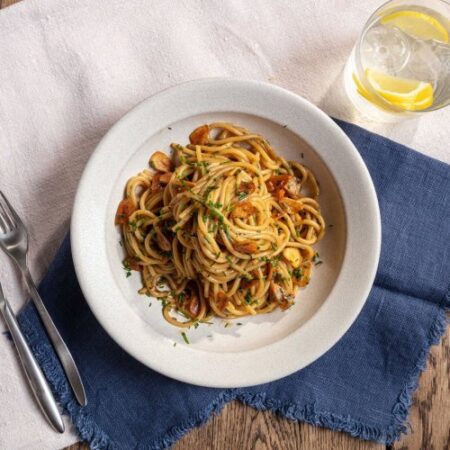 Spaghetti sauté à la viande de boeuf 